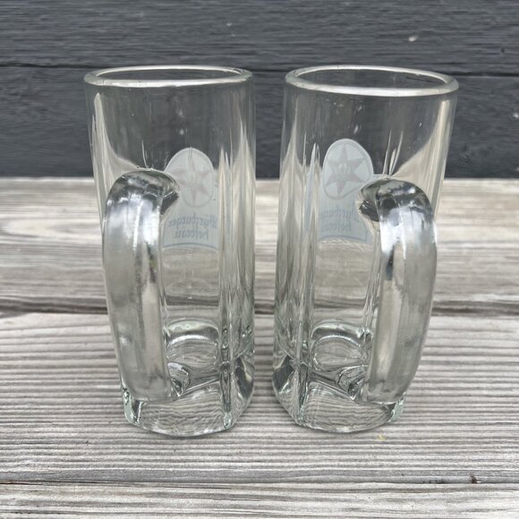 2 VTG Wurzburger Hofbrau Bavarian Pilsner Beer Glass Stein Mug - Picture 5 of 13